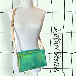 & other stories holographic crossbody